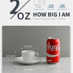 Best Pirce π Sweese Porcelain Espresso Cups with Saucers π 5 Best Pirce π Sweese Porcelain Espresso Cups with Saucers π -Sweese Elegant Shop 20200415165542