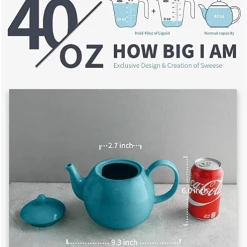 Top 10 ✔️ Sweese 40 Ounces Porcelain Teapot 🌟 12 Top 10 ✔️ Sweese 40 Ounces Porcelain Teapot 🌟 -Sweese Elegant Shop 20200417115844 5e01610d 7c27 46a0 aced 242989950e5e