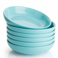 Flash Sale 😍 Sweese Turquoise Porcelain Pasta Bowls 😍 7 Flash Sale 😍 Sweese Turquoise Porcelain Pasta Bowls 😍 -Sweese Elegant Shop 22oz 6 aeec54ac 37f1 4274 8aff 920c2d53cd29