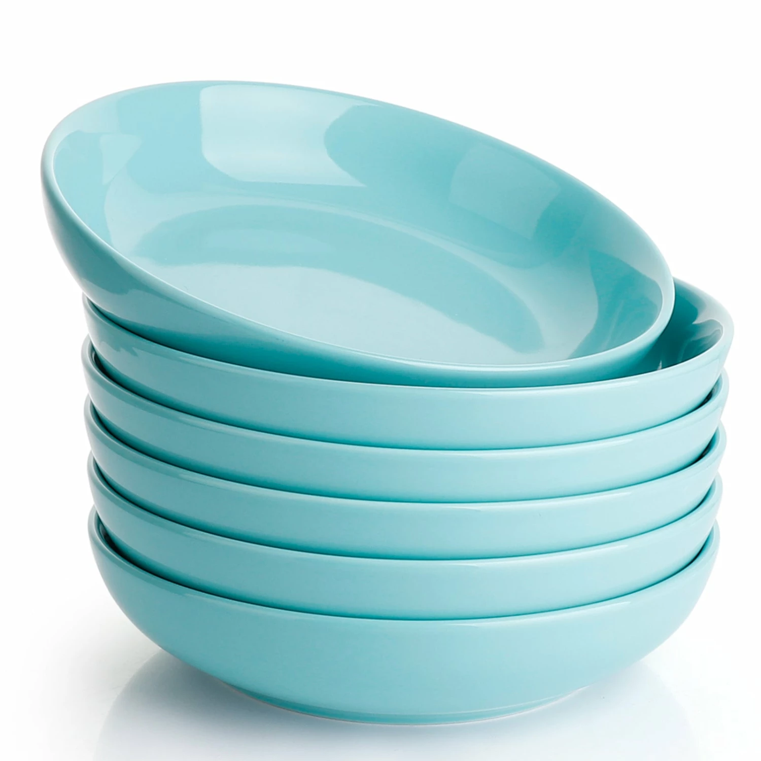 Flash Sale 😍 Sweese Turquoise Porcelain Pasta Bowls 😍 3 Flash Sale 😍 Sweese Turquoise Porcelain Pasta Bowls 😍 - Image 3