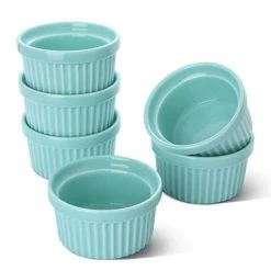 Best Pirce 🎉 Sweese Turquoise Souffle Ramekins 😉