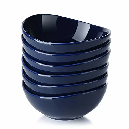 Budget 🥰 Sweese Navy Curved Porcelain Bowls ✔️ 8 Budget 🥰 Sweese Navy Curved Porcelain Bowls ✔️ - Image 8