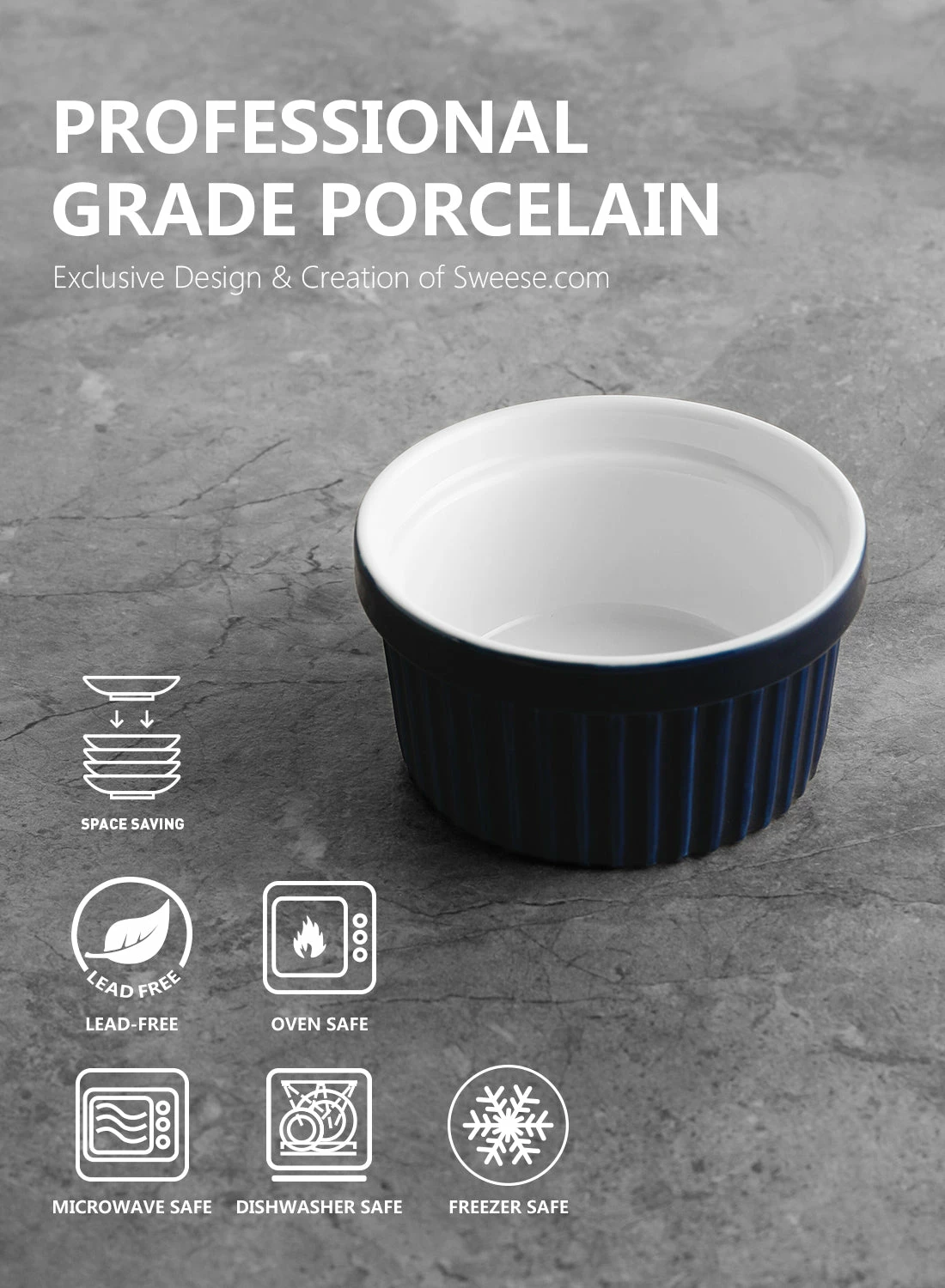 Discount ๐ Sweese 8 Ounce Souffle Dish, Set of 4 ๐ 4 Discount ๐ Sweese 8 Ounce Souffle Dish, Set of 4 ๐ - Image 4