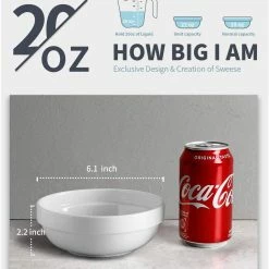 Cheapest ⌛ Sweese White Round Porcelain Stackable Bowls 🔥 5 Cheapest ⌛ Sweese White Round Porcelain Stackable Bowls 🔥 -Sweese Elegant Shop 612a53G2FjL. AC SL1500 65a8268a 9e35 4300 ba52 194267bfc17a