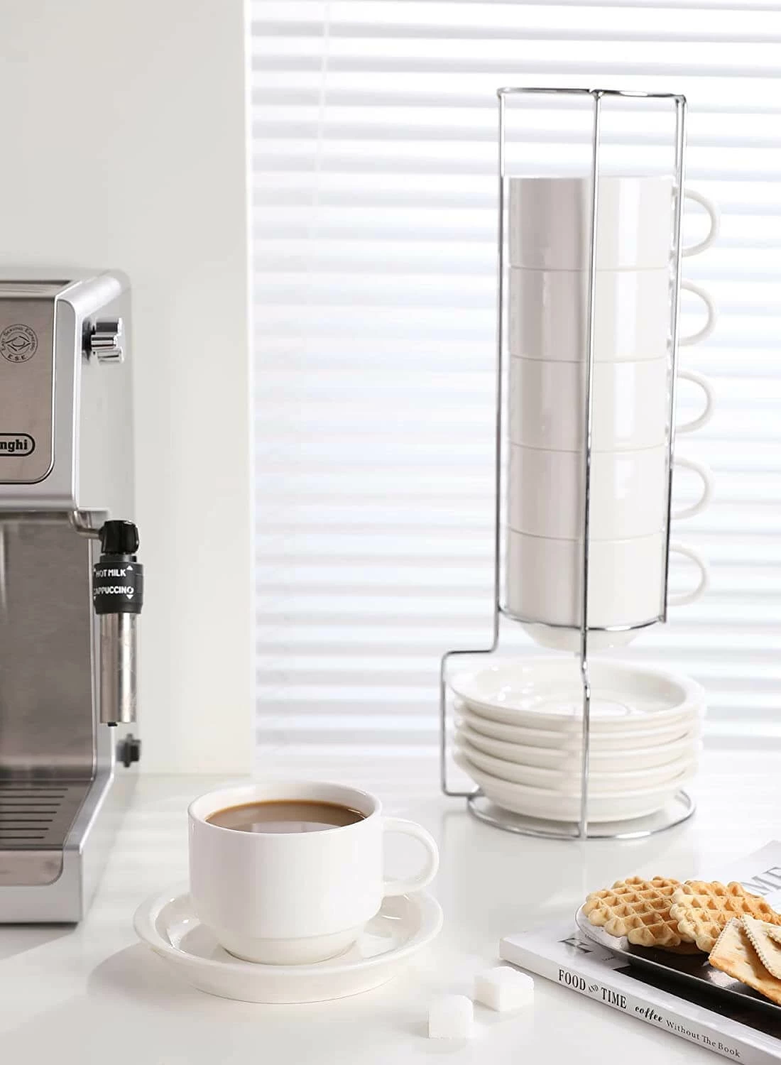 Best reviews of 👍 Sweese Porcelain Stackable Coffee Cups with Saucers and Metal Stand 😉 2 Best reviews of 👍 Sweese Porcelain Stackable Coffee Cups with Saucers and Metal Stand 😉 - Image 2