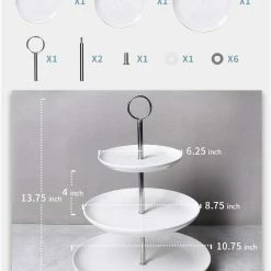 Buy ⭐ Sweese 3 Tier White Porcelain Cake Stand 😀 10 Buy ⭐ Sweese 3 Tier White Porcelain Cake Stand 😀 -Sweese Elegant Shop 61V5YYMX3xL. AC SL1500 cdd1a747 d9d6 4820 a702 18073f9ba2ee