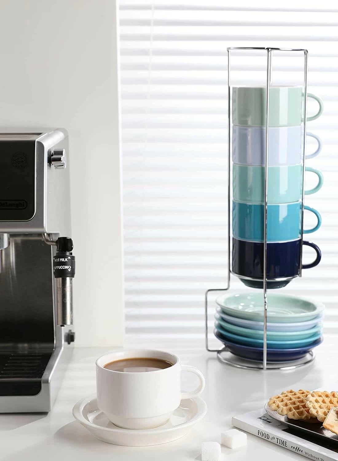 Best reviews of 👍 Sweese Porcelain Stackable Coffee Cups with Saucers and Metal Stand 😉 4 Best reviews of 👍 Sweese Porcelain Stackable Coffee Cups with Saucers and Metal Stand 😉 - Image 4