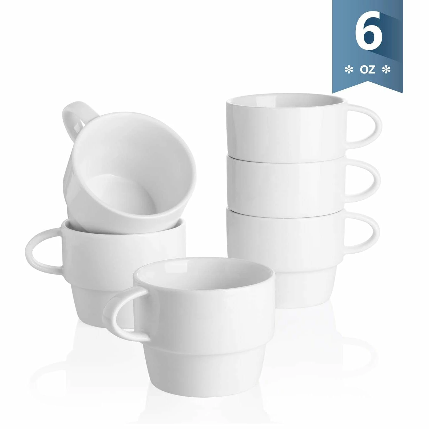 Outlet β¨ Sweese White Stackable Coffee Cups π 3 Outlet β¨ Sweese White Stackable Coffee Cups π - Image 3