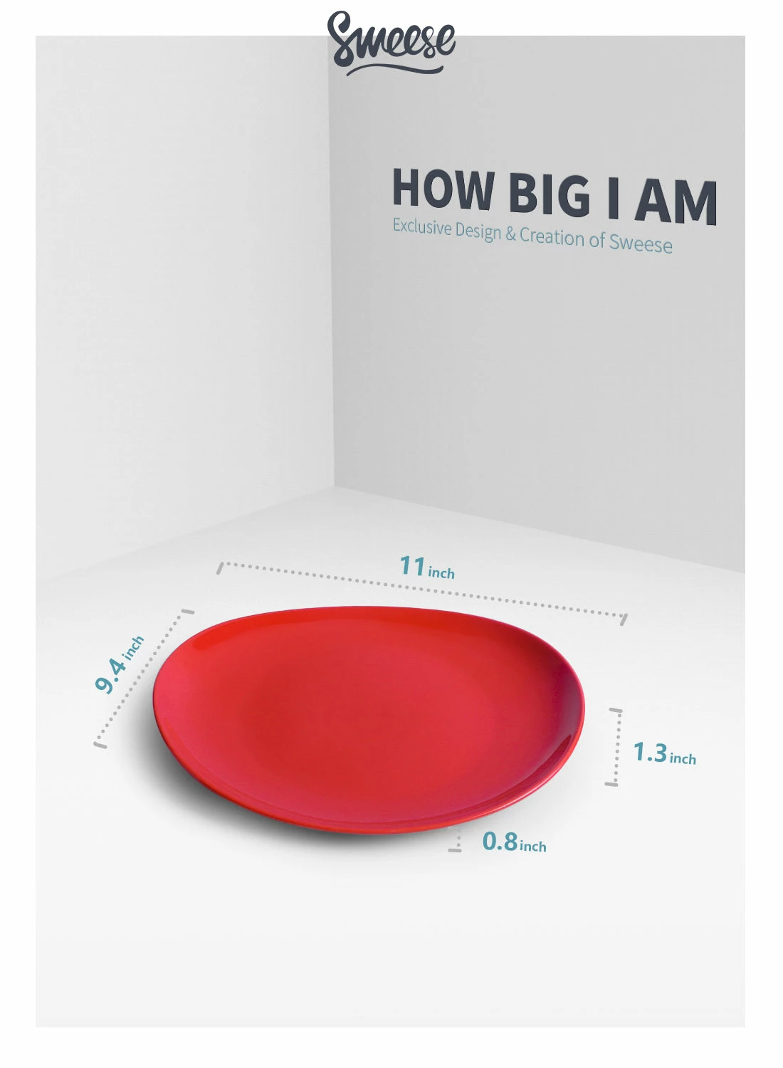 Best reviews of π Sweese Red Curved Porcelain Plates π 4 Best reviews of π Sweese Red Curved Porcelain Plates π - Image 4