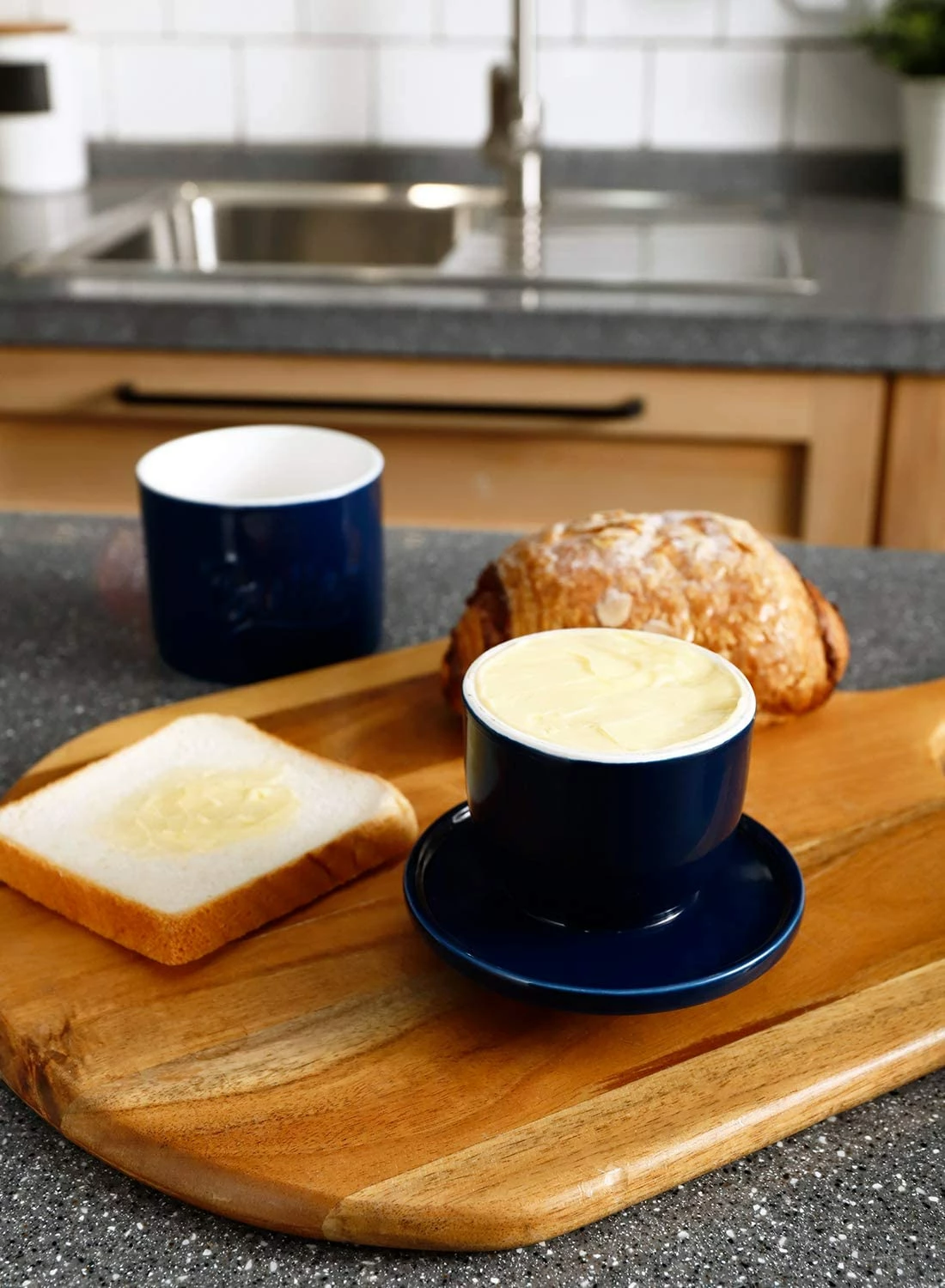 Deals 😀 New Porcelain Sweese Butter Crock ❤️ 2 Deals 😀 New Porcelain Sweese Butter Crock ❤️ - Image 2