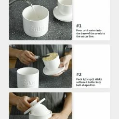 Deals 😀 New Porcelain Sweese Butter Crock ❤️ 14 Deals 😀 New Porcelain Sweese Butter Crock ❤️ -Sweese Elegant Shop 71z8oyOVGKL. AC SL1500 0f5b5832 5b0d 43c1 8ddc b8ec0bd7146f