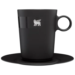Deals 😀 Stanley The DayBreak Café Latte Cup & Stillness Saucer | 10.6 OZ ✨ 12 Deals 😀 Stanley The DayBreak Café Latte Cup & Stillness Saucer | 10.6 OZ ✨ -Sweese Elegant Shop B2B Web PNG Cafe Latte Cup Stillness Saucer 10 6OZ Matte Black Front