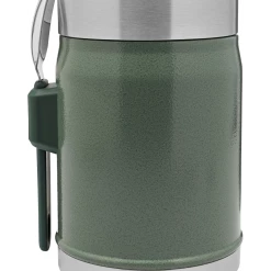 New 🧨 Stanley Classic Legendary Food Jar + Spork | 14 OZ ❤️ -Sweese Elegant Shop B2B Web PNG Classic Legendary Food Jar Spork 14oz Hammertone Green a53d1195 c11f 45ee 847c 9ef6929969ab