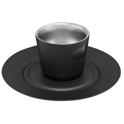 Wholesale ⭐ Stanley The DayBreak Demitasse Cup & Stillness Saucer | 2.2 OZ ❤️ 13 Wholesale ⭐ Stanley The DayBreak Demitasse Cup & Stillness Saucer | 2.2 OZ ❤️ -Sweese Elegant Shop B2B Web PNG Demitasse Cup Stillness Saucer 2 2OZ Matte Black Hero Back