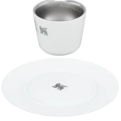 Wholesale ⭐ Stanley The DayBreak Demitasse Cup & Stillness Saucer | 2.2 OZ ❤️ 10 Wholesale ⭐ Stanley The DayBreak Demitasse Cup & Stillness Saucer | 2.2 OZ ❤️ -Sweese Elegant Shop B2B Web PNG Demitasse Cup Stillness Saucer 2 2OZ Pale Stone Hero Exploded