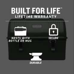 Top 10 🥰 Stanley Classic Lunch Box | 10 QT 🎁 -Sweese Elegant Shop B2B Web PNG STAN 16OZ CLASSIC TRGR ACTN MUG M BLACK