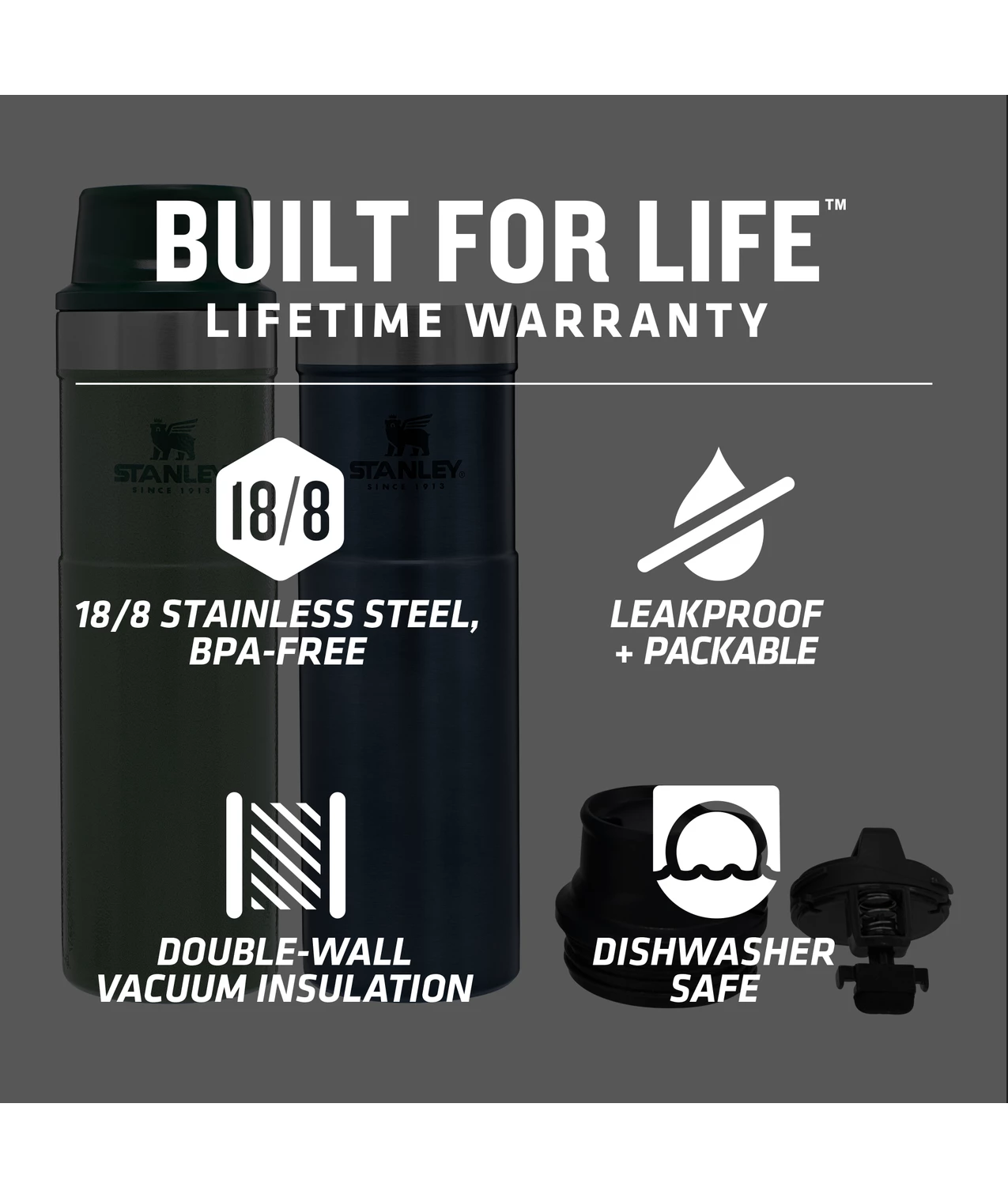 Best Pirce π Stanley Classic Trigger-Action Travel Mug Twin Pack | 20 OZ π 2 Best Pirce π Stanley Classic Trigger-Action Travel Mug Twin Pack | 20 OZ π - Image 2