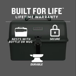 Promo 🤩 Stanley Classic Lunch Box | 5.5 QT 🧨 -Sweese Elegant Shop B2B Web PNG STAN 5 5QT CLASSIC LUNCH BOX H GREEN PT01