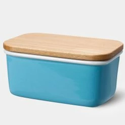 Cheap โ Sweese Rectangle Butter Dish with Beech Wooden Lid ๐ 11 Cheap โ Sweese Rectangle Butter Dish with Beech Wooden Lid ๐ -Sweese Elegant Shop Butter Dish with Beech Wooden Lid Steel Blue 1024x1024 7453f36d eb74 4556 9330 625447752b4a