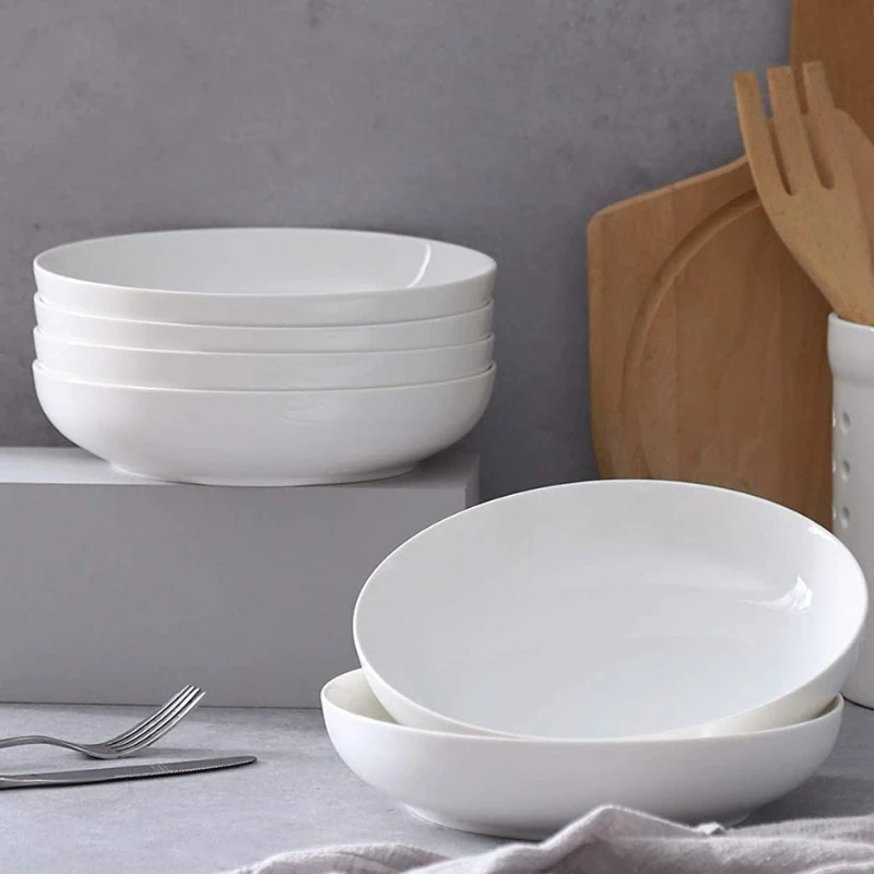 Flash Sale β Sweese White Porcelain Pasta Bowls π 2 Flash Sale β Sweese White Porcelain Pasta Bowls π - Image 2