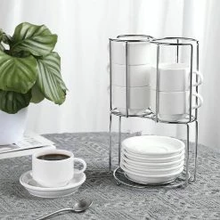 Discount β€οΈ Sweese Stackable Espresso Cups with Saucers and Metal Stand π 6 Discount β€οΈ Sweese Stackable Espresso Cups with Saucers and Metal Stand π -Sweese Elegant Shop EspressoCupswithSaucers 2 6dee655d b726 415b a102 87b2911b29aa