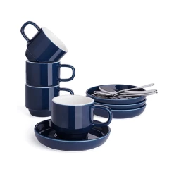 Brand new ✔️ Sweese Espresso Cups with Saucers and Spoons 👏 8 Brand new ✔️ Sweese Espresso Cups with Saucers and Spoons 👏 -Sweese Elegant Shop EspressoCupswithsaucers 1 4e22194a 8551 4b69 9332 2440103dd562