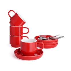 Brand new ✔️ Sweese Espresso Cups with Saucers and Spoons 👏 9 Brand new ✔️ Sweese Espresso Cups with Saucers and Spoons 👏 -Sweese Elegant Shop EspressoCupswithsaucers 3