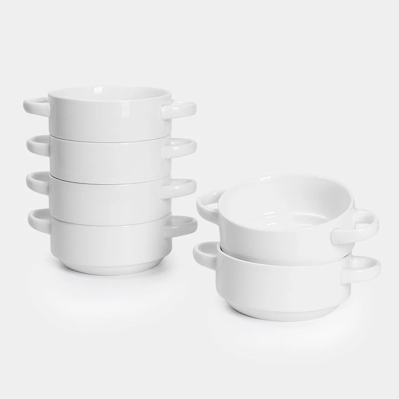 Wholesale ๐ Sweese Porcelain Soup Bowls with Handles ๐ 1 Wholesale ๐ Sweese Porcelain Soup Bowls with Handles ๐
