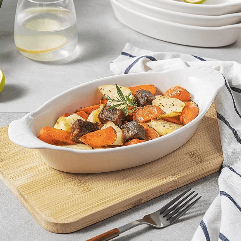 Buy π Sweese Porcelain Oval Au Gratin Pans π₯° 2 Buy π Sweese Porcelain Oval Au Gratin Pans π₯° - Image 2