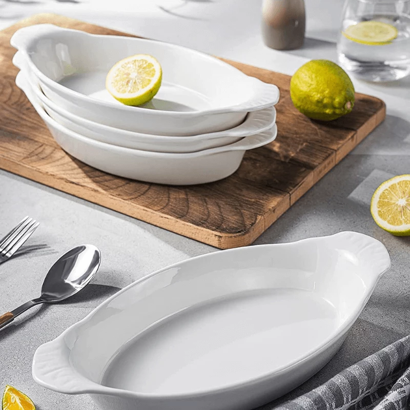 Buy π Sweese Porcelain Oval Au Gratin Pans π₯° 3 Buy π Sweese Porcelain Oval Au Gratin Pans π₯° - Image 3