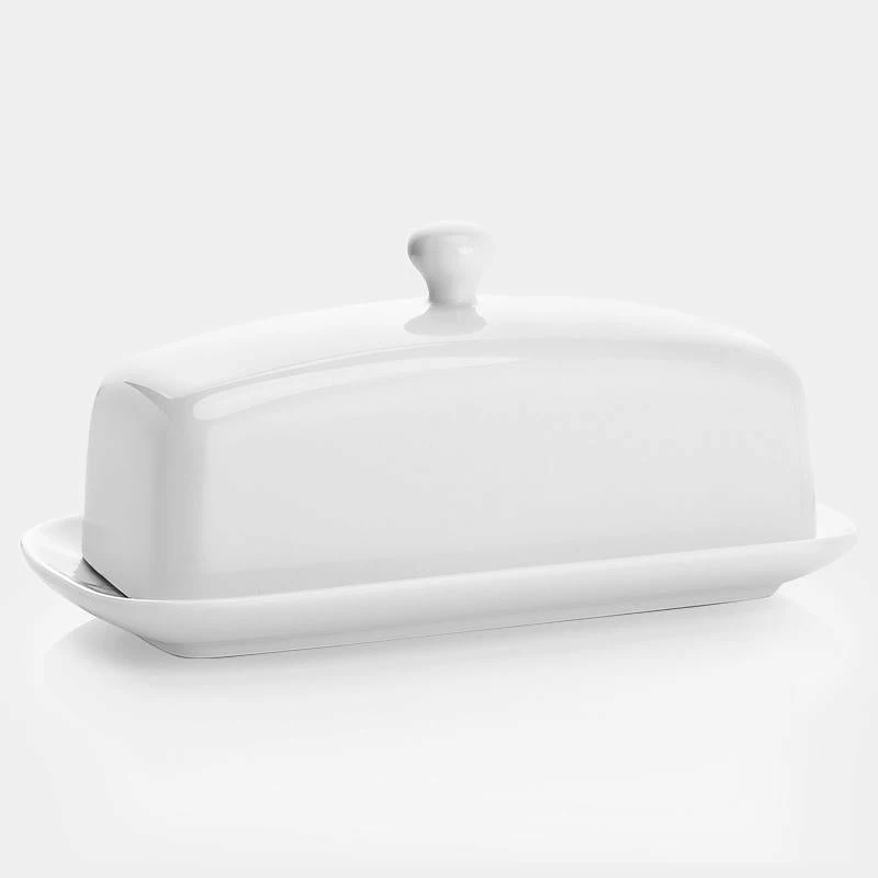Outlet ⭐ Sweese Porcelain Rectangle Butter Dish with Lid ✔️ 3 Outlet ⭐ Sweese Porcelain Rectangle Butter Dish with Lid ✔️ - Image 3