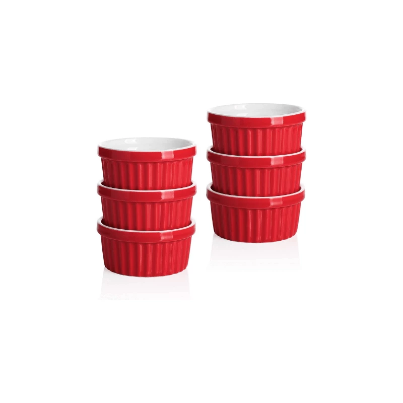 Cheap 🔔 Sweese Red Porcelain Ramekins 🥰 2 Cheap 🔔 Sweese Red Porcelain Ramekins 🥰 - Image 2