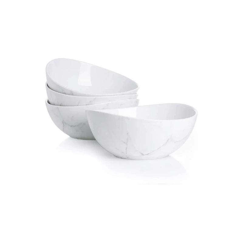 Cheapest ๐ Sweese Marble Pattern Porcelain Bowls โค๏ธ 4 Cheapest ๐ Sweese Marble Pattern Porcelain Bowls โค๏ธ - Image 4