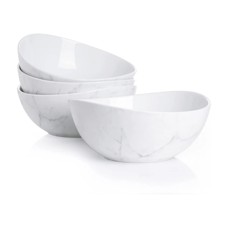 Cheapest ๐ Sweese Marble Pattern Porcelain Bowls โค๏ธ 1 Cheapest ๐ Sweese Marble Pattern Porcelain Bowls โค๏ธ