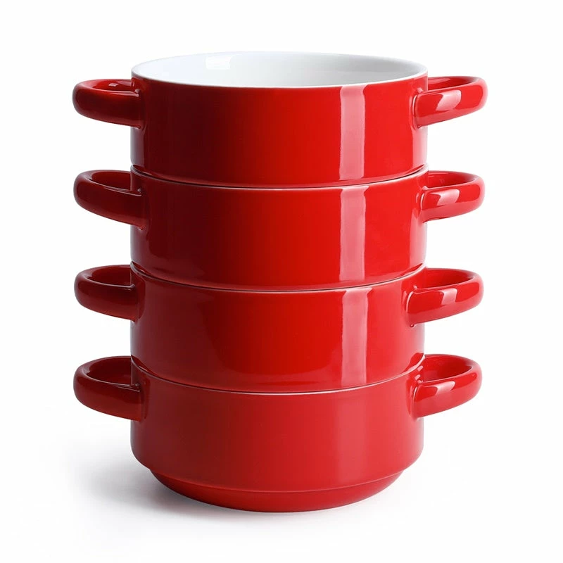 Wholesale ๐ Sweese Porcelain Soup Bowls with Handles ๐ 6 Wholesale ๐ Sweese Porcelain Soup Bowls with Handles ๐ - Image 6