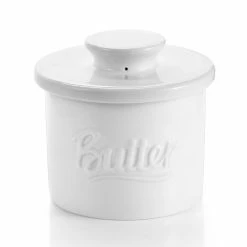 Deals 😀 New Porcelain Sweese Butter Crock ❤️ 10 Deals 😀 New Porcelain Sweese Butter Crock ❤️ -Sweese Elegant Shop buttercrockwhite