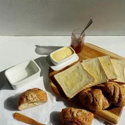 Coupon โ Sweese White French Butter Keeper Crock ๐ 10 Coupon โ Sweese White French Butter Keeper Crock ๐ -Sweese Elegant Shop butterkeeperwithlid 1