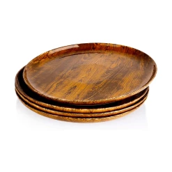 Coupon 🎉 Sweese Woodgrain Ceramic Plates ⭐