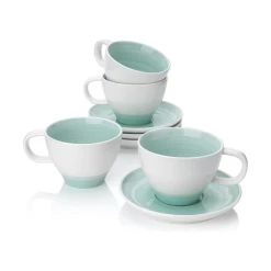 Cheap ✔️ Sweese Gradient Tea Cups and Saucers ✨ 11 Cheap ✔️ Sweese Gradient Tea Cups and Saucers ✨ -Sweese Elegant Shop ceramicteacupsandsaucers 1