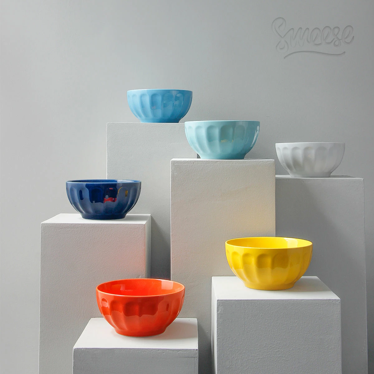 Deals π₯ Sweese Multicolor Fluted Porcelain Bowls β 2 Deals π₯ Sweese Multicolor Fluted Porcelain Bowls β - Image 2