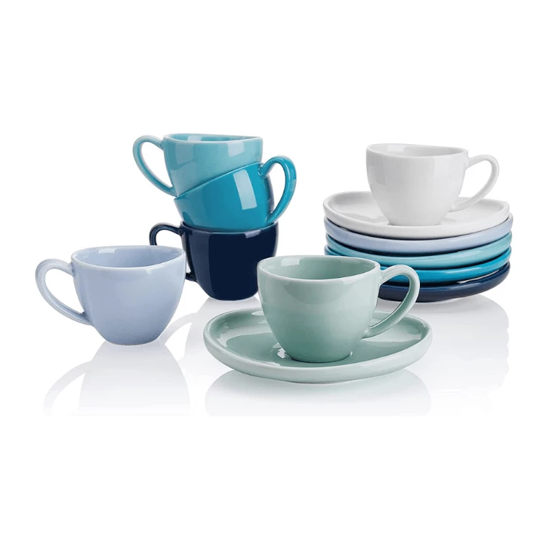 Best Pirce β€οΈ Sweese Curved Porcelain Espresso Cups with Saucers π 1 Best Pirce β€οΈ Sweese Curved Porcelain Espresso Cups with Saucers π