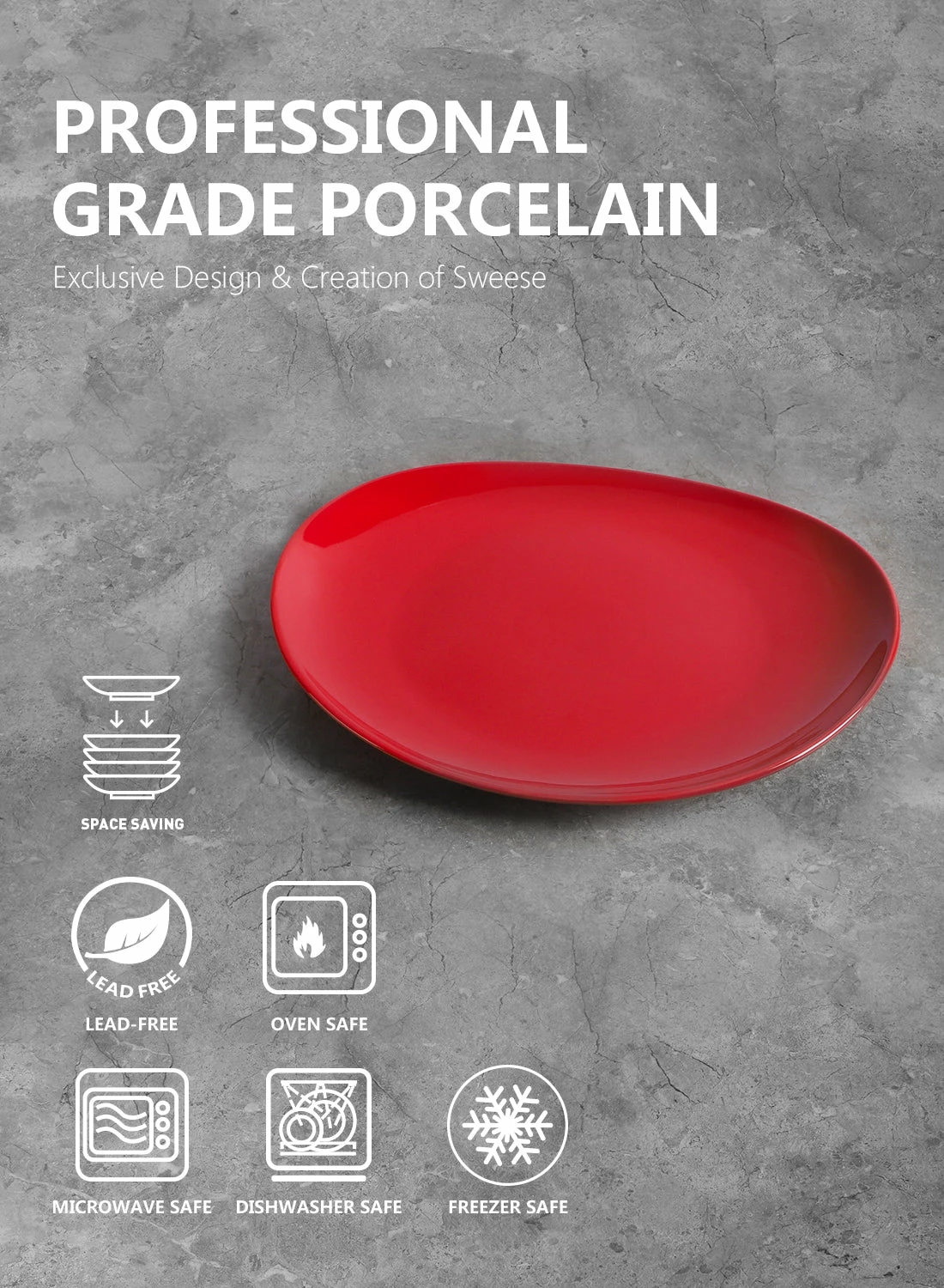 Best reviews of π Sweese Red Curved Porcelain Plates π 5 Best reviews of π Sweese Red Curved Porcelain Plates π - Image 5