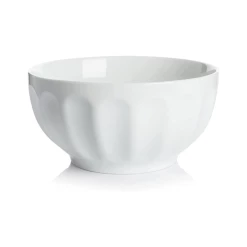 Discount ๐ Sweese White Fluted Porcelain Bowls, Set of 6 โญ 11 Discount ๐ Sweese White Fluted Porcelain Bowls, Set of 6 โญ -Sweese Elegant Shop flutedbowl