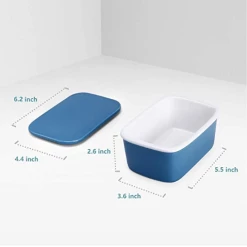 Budget ๐ Sweese Porcelain Butter Dish with Lid ๐ 13 Budget ๐ Sweese Porcelain Butter Dish with Lid ๐ -Sweese Elegant Shop porcelainbutterdishwithlidsize