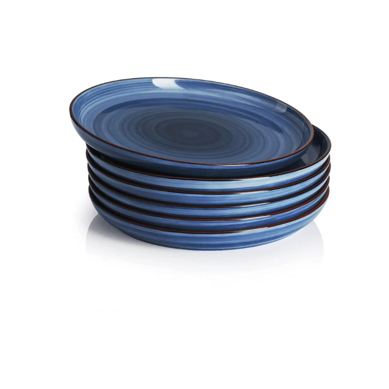 Best Pirce ⭐ Sweese Gradient Porcelain Plates, Set of 6 😍 4 Best Pirce ⭐ Sweese Gradient Porcelain Plates, Set of 6 😍 - Image 4