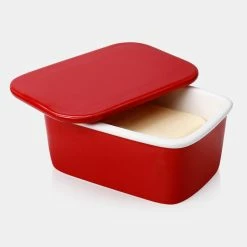 Budget ๐ Sweese Porcelain Butter Dish with Lid ๐ 9 Budget ๐ Sweese Porcelain Butter Dish with Lid ๐ -Sweese Elegant Shop sweese butter dish red c89ca63d 1b74 4188 a08d 438a6b7ebfad