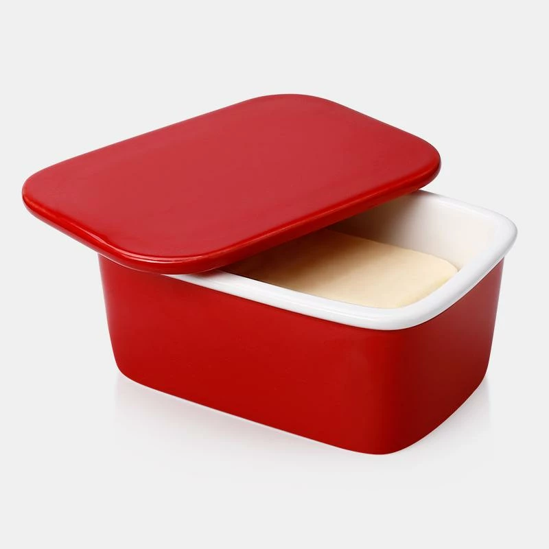 Budget ๐ Sweese Porcelain Butter Dish with Lid ๐ 3 Budget ๐ Sweese Porcelain Butter Dish with Lid ๐ - Image 3