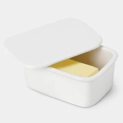 Budget ๐ Sweese Porcelain Butter Dish with Lid ๐ 11 Budget ๐ Sweese Porcelain Butter Dish with Lid ๐ -Sweese Elegant Shop sweese butter dish white a0663ba0 46f1 447e bdec 627de575351b