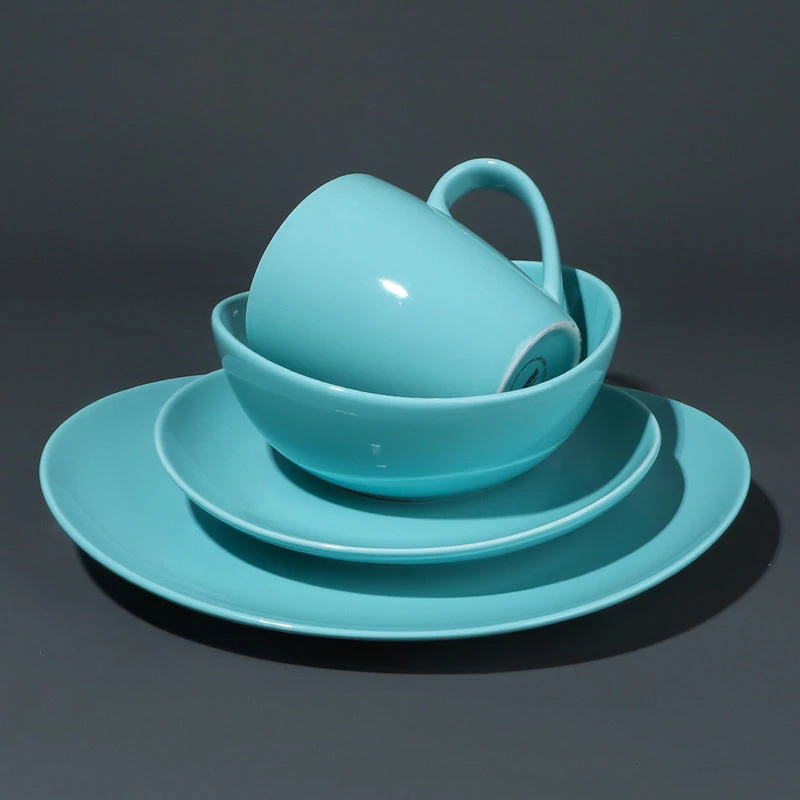Flash Sale β€οΈ Sweese Turquoise Curved Porcelain Plates π₯° 2 Flash Sale β€οΈ Sweese Turquoise Curved Porcelain Plates π₯° - Image 2